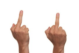 middle finger